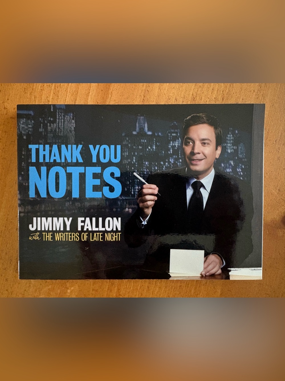 Thank You Notes by Jimmy Fallon with the writers of Late Night, paperback